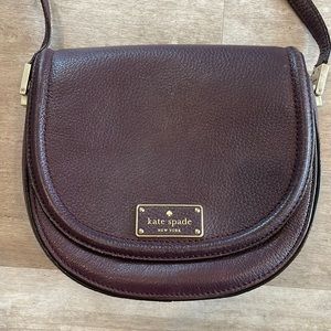 Plum colored Kate Spade crossbody